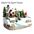 Miniatyrbilde 2 av 5: Julbyhus, LED-opplyst vinterjulby