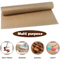 Miniatyrbild 2 av 6: 3-pack 30*40 cm non-stick ark för värmepress, ugnsbeskyddare, resistent cr...