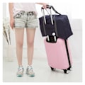Miniatyrbilde 2 av 5: Easyjet Airlines Kabinväska 45x36x20 Undersetets Fällbar Resväska Holdall Tote Carry-on Bagasje Overnatting for Kvinner og Menn 25L
