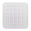 Miniatyrbillede 1 af 4: Stuff Certified® Pop It - Fidget Anti Stress Legetøj Boble Legetøj Silikon Kvadrat Hvid