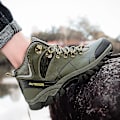 Miniatyrbild 5 av 5: Dam vinterskor för snö Vattentåliga skor Halkfria Casual Lätta vandringskängor 2K2026 Grön Green 41