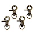 Miniatyrbild 4 av 5: 1/2/3/5 4 st Zinklegering Hummerlås Vridbara Trigger Clips Brons 30mm Bronze 30mm 1Set