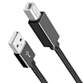 Miniatyrbilde 9 av 9: Skriverkabel USB A til USB B 2.0 GRÅ 3M Grå Grey 3m