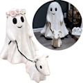 Pikkukuva 2 / 8: Halloween Aavekoira Patsas Halloween Pystyt Aavemainen A