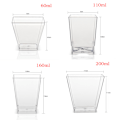 Miniatyrbilde 4 av 9: 60ml~160ml Kvadratiske Dessertkopper Moussekopp 60ml 25Pcs/Set