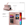 Miniatyrbilde 7 av 7: Mobil lommebok for iPhone 16-serien, bærbar lommebok som holder både mobiltelefon og kort, påvirker ikke magnetismen til kortet rød red iPhone 16 pro