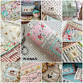 Miniatyrbilde 5 av 5: 50 stykker 25cm x 25cm Fa Pack Patchwork DIY Sy Quilting Fa Blandet