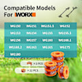 Miniatyrbillede 5 af 5: 15-pak trimmerlinje til Worx, (wa0010) erstatningsspole til Worx, trimmerlinje S 0,065 tommer til Worx, egnet til Worx-streng