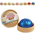Large, Soft, and Squeezable \"Dumpling\" 7 x 10 cm Glitter Stress Relief Toy. Soft to the touch; ideal for office or school use Blue Blue