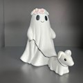 Pikkukuva 1 / 8: Halloween Aavekoira Patsas Halloween Pystyt Aavemainen B