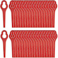 Miniatyrbillede 1 af 5: 50 stk blade kompatible med Ferrex Aldi Far 20-i Edger, udskiftningsblade til Ferrex Cordless Edger Fk