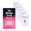 Pikkukuva 1 / 5: The Hidden Truth Oracle -kortit Tarot-kort Party Prophecy Divinat Red Red one size