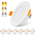 Miniatyrbillede 1 af 5: Smal 6-pak LED Downlight 5W 230V 4000K IP54 til Badeværelse Køkken Stue Soveværelse 0.6
