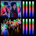 Miniatyrbild 4 av 11: 50 Färgglada LED Glow Sticks för Konserter & Klubbar - Färgskiftande Ljusstavar 50pcs