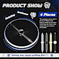 Miniatyrbild 4 av 5: 4-i-1 Fidget Penna med LED-ljus, Multifunktionell Cool Stress Relief Spinner Penna (Som Visas)
