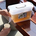Miniatyrbillede 3 af 4: Drikkevare dispenser med hane 3,5L Vandbeholder, til køleskab, Juice Ref...