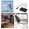 Miniatyrbild 2 av 11: USB C 3-i-1 Hubb Konverter Typ C Adapter SD-kortläsare för Mac Typ-C One-size