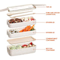 Miniatyrbilde 4 av 5: Matboks Lunsjboks Bento Boks Matboks Plastfri BPA-fri