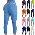 Pikkukuva 2 / 4: Push Up -leggingsit, urheiluleggingsit naisille, fitness, korkea vyötärö, joogahousut, valkoinen White S