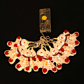 Miniatyrbilde 5 av 8: 10 LED-lys Snømann lyslenke Dekorativ lampe for jul- og festdekorasjon