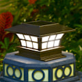Miniatyrbild 3 av 5: Utomhusbelysning Solcellslampor för Stolpar, LED-Patiobelysning för Trästolpar, Se...