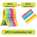 Miniatyrbillede 1 af 10: Campingclips Sæt 9 stk. - Vindtætte Håndklædeclips & Madforseglingsclips 9pcs Multicolor