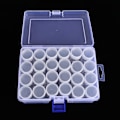 Miniatyrbillede 4 af 10: Diamantmaleri Boreflasker Perler Opbevaringsbeholdere 24 stk 24pcs Bottles with box&1 Lable