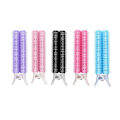 Miniatyrbillede 3 af 8: Hårrod Fluffy Clips Pandehår Styling Frisør Hårnåle random color 5pcs