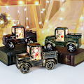 Miniatyrbillede 3 af 5: Jul Retro Bil Natlys LED Bord Dekorationsbelysning Jul