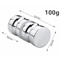 Miniatyrbilde 4 av 4: Dusjdørhåndtak i aluminiumslegering, par, sporhåndtak, håndtak for bad Fk