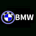 Miniatyrbillede 2 af 8: [2024 Opdateret] 4 stk. Bil Lamper HD Pøl Lamper Led Dørlys Velkomstlys - Dobbelt Gate-Xin BMW