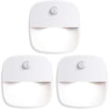 Rörelsesensor nattlampa, 3-pack batteridriven för inomhusbruk[GPA]