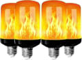 4 kpl E27 LED-liekkiefektilamppuja 4 valaistustilalla kodin sisustukseen[GPA]