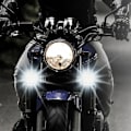 Miniatyrbilde 7 av 10: 2 stk 6 LED-frontlykter for motorsykkel