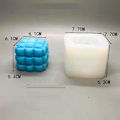 Miniatyrbillede 1 af 5: Lysformer Lys Stearinlys DIY Støbeforme i Silikonform kube