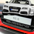 Miniatyrbild 3 av 5: Cool Quattro Logotyp Emblem Dekal Frontgrill Nedre Trim för Aud-i A6 A7