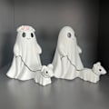 Pikkukuva 7 / 8: Halloween Aavekoira Patsas Halloween Pystyt Aavemainen B