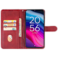 Miniatyrbild 3 av 5: Läderfodral för TCL 505 (YJD) Red