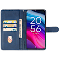 Miniatyrbillede 3 af 5: Til TCL 505 læderetui (YJD) Blue