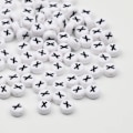 Pikkukuva 1 / 7: 7x4mm akryyliset aakkoskirjainhelmet DIY-korujen valmistukseen 50/100/200kpl[GPA] X