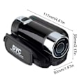 Miniatyrbillede 2 af 5: HD 16 millioner pixels video 1080P sort fotokamera, HD,