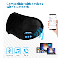 Pikkukuva 10 / 10: Langaton Bluetooth-stereonauhakkuiset kuulokkeet, unimaski, harmaa gray