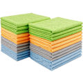 Miniatyrbillede 1 af 4: Superabsorberende mikrofiberrengøringsklude - bløde viskestykker, stribefrit