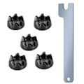 Miniatyrbillede 1 af 5: Blandargummikoppling Gear Coupling til Kitchenaid 9704230