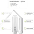 Miniatyrbilde 3 av 4: Bærbar Reisebidé - Mini Vikbar Håndholdt Personlig Bidé med 2 Trykkalternativ Elektrisk Sprayer Toalett for Personlig Hygiene Rengjøring/Soothing P