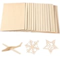 Pikkukuva 2 / 5: 10 kpl Balsapuutauluja, Puuplywood Hobby Puulevy DIY-käsitöille Puumalli (150 X 150 X 1,5 mm)