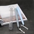 Miniatyrbillede 3 af 5: Lysformer Lys Stearinlys DIY Støbeforme i Silikonform yke55031 spiss lang stang 22x26