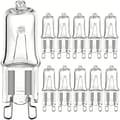 10-pack G9 Halogen Bulbs/Pin Bulbs 28W, 230V - Warm White - Halogen, High Performance 28W 28W