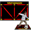 Miniatyrbillede 1 af 5: Fodboldtræningsmåtte, 90 x 60 cm Fodboldmåtte Boldkontrol, Skridsikker Fodboldtræningsmåtte 5
