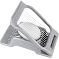 Miniatyrbillede 2 af 11: Westmark Æggedeler til Runde eller Ovale Skiver, Individuelt Spændte Rustfri Stålblade, Aluminium/Rustfrit Stål, Duplex, Grå, 10202260